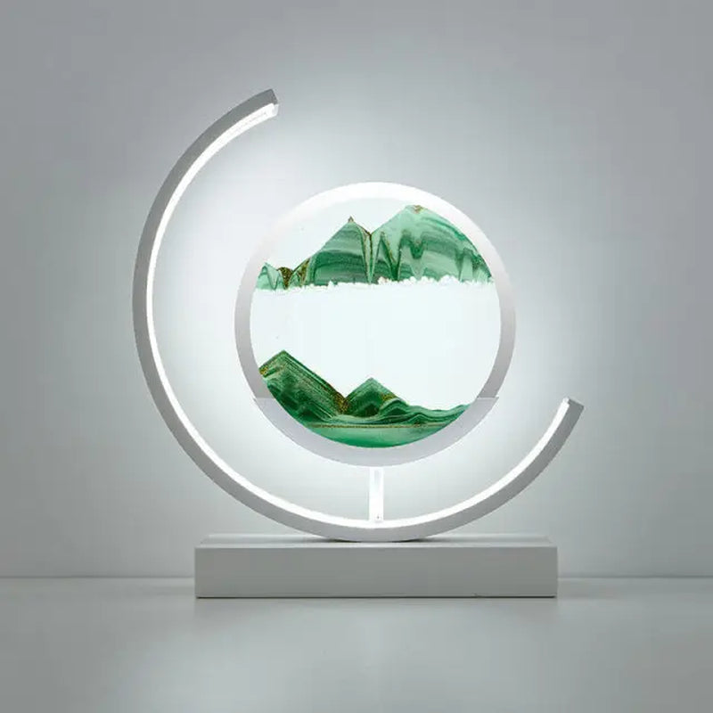Customizable 2024 LED 3D Hourglass Decoration SLBJ1820