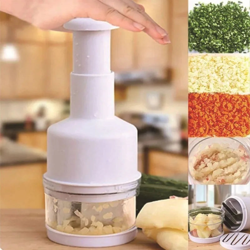 Multi-Function Manual Onion Chopper Garlic Crusher Pressing Food Cutter Vegetable Slicer Peeler Mincer Kitchen Tools Durable New