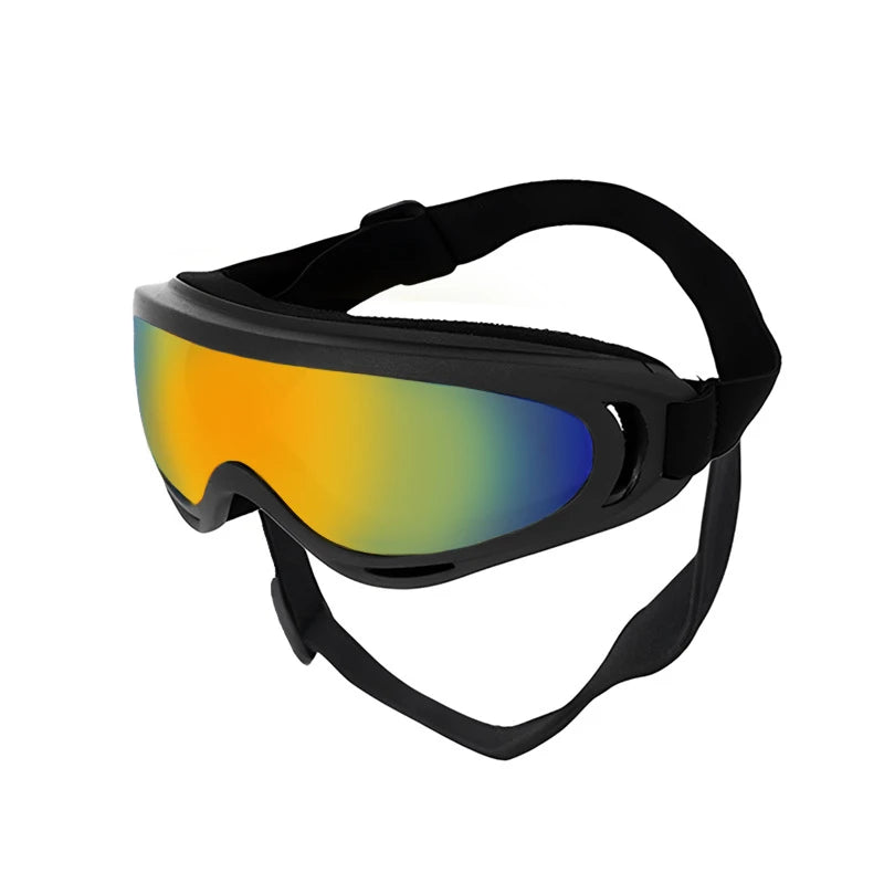 Dog Sunglasses Soft Adjustable UV Protection Pet Goggles Easy Wear Puppy Glasses for Medium Big Breed Outdoor Riding Driving