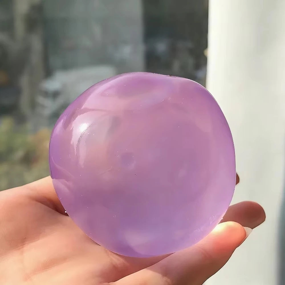 Hot Sale Squishy Maltose Stress Balls Sensory Ball Slow Rise Squishy Transparent Ball for Adults Hand Exercise Squeeze Gifts