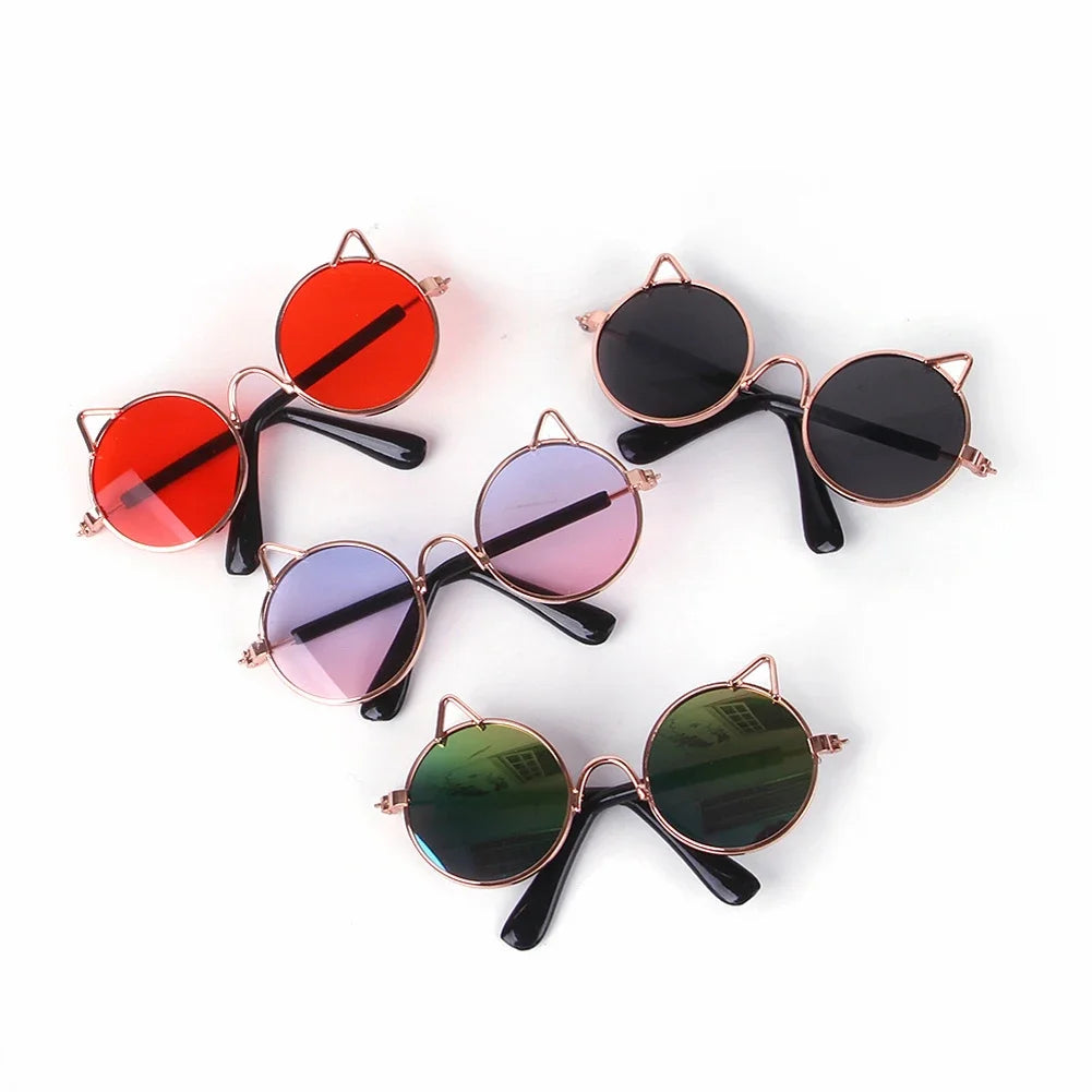 Pet Accessories Cat Glasses Photography Kitten Glasses Small Dog Sunglasses Puppy Cat Sunglasses Cosplay Costume Photos Props