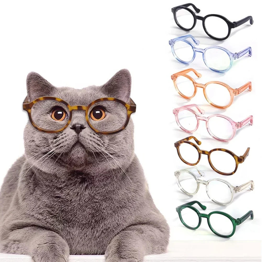 Pet Accessories Cat Glasses Photography Kitten Glasses Small Dog Sunglasses Puppy Cat Sunglasses Cosplay Costume Photos Props