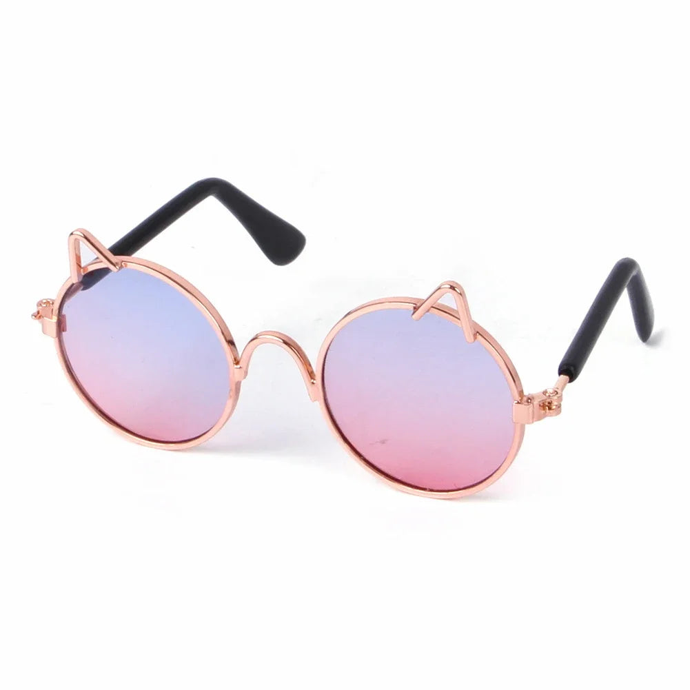 Pet Accessories Cat Glasses Photography Kitten Glasses Small Dog Sunglasses Puppy Cat Sunglasses Cosplay Costume Photos Props