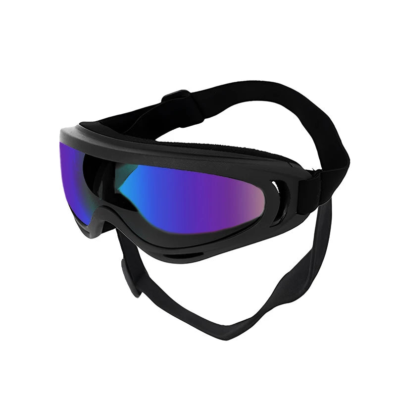 Dog Sunglasses Soft Adjustable UV Protection Pet Goggles Easy Wear Puppy Glasses for Medium Big Breed Outdoor Riding Driving