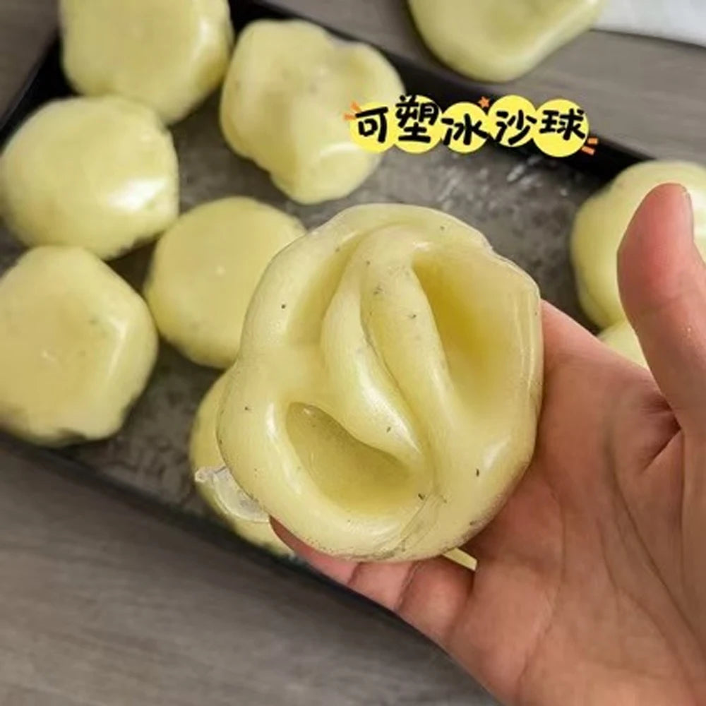 Hot Sale Squishy Maltose Stress Balls Sensory Ball Slow Rise Squishy Transparent Ball for Adults Hand Exercise Squeeze Gifts