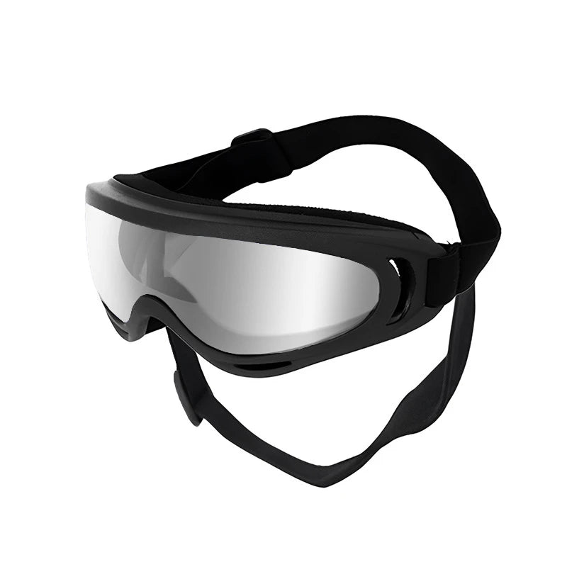 Dog Sunglasses Soft Adjustable UV Protection Pet Goggles Easy Wear Puppy Glasses for Medium Big Breed Outdoor Riding Driving
